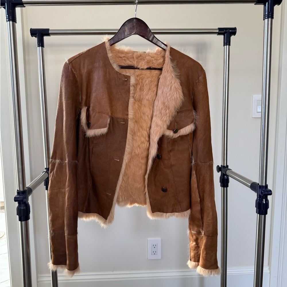 Chic Tan Teddy Jacket for Women